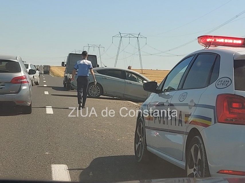 Accident rutier în județul Constanța. Foto: ZIUA de Constanța