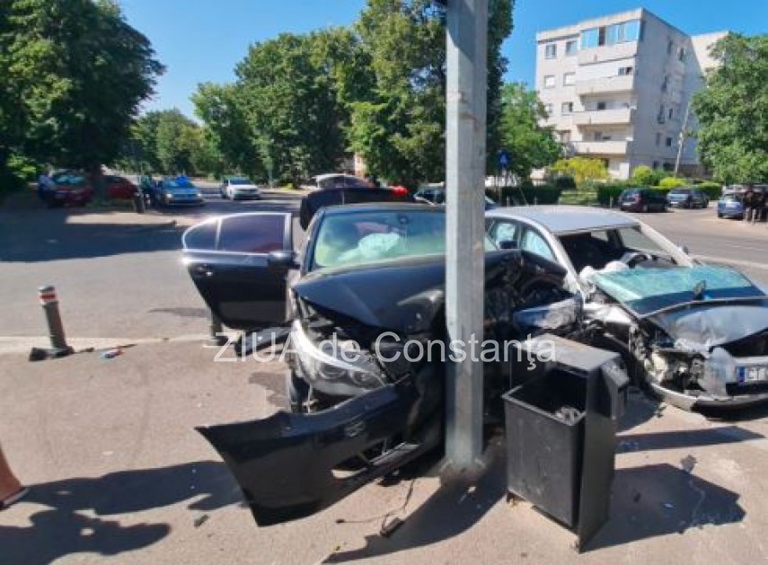 Accident rutier cu doua victime pe bulevardul Tomis din Constanta (GALERIE FOTO+VIDEO)   