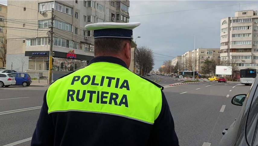 Poliția rutieră, imagine cu rol ilustrativ: ZIUA de Constanța 