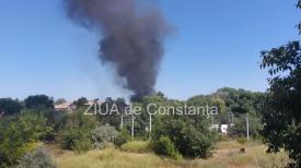 Fum negru pe cerul din Agigea. Intervin salvatorii la fostul Sanatoriu de Boli Venerice (GALERIE FOTO+VIDEO)         