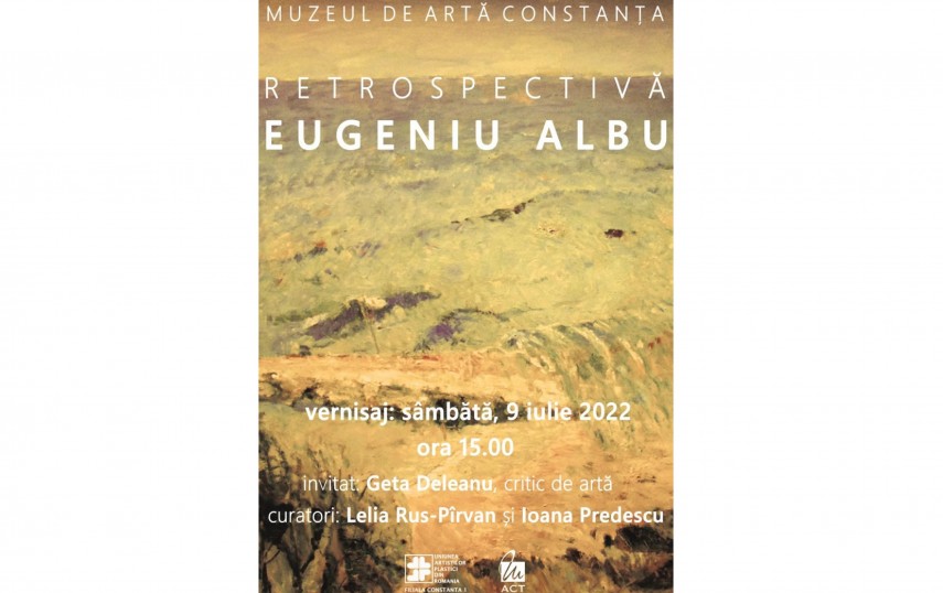 Expoziție Eugen Albu. Sursă foto: Muzeul de Artă Constanța