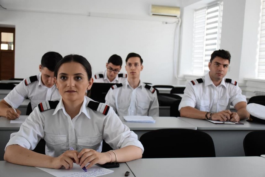 Examenul de licență - Secția Militară a Academiei Navale „Mircea cel Bătrân”, foto: Facebook/ Forțele Navale Române 