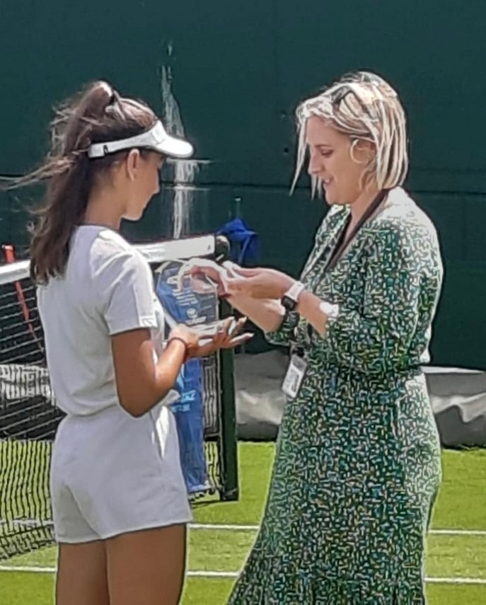 andreea soare de la cs medgidia la turneul wimbledon junior under 14 va fi o experienta unica galerie