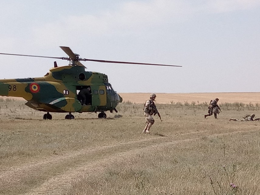 Exercitiu militar. Foto: Facebook/Brigada 9 Mecanizată