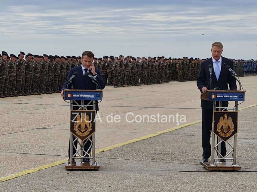 Klaus Iohannis și Emmanuel Macron