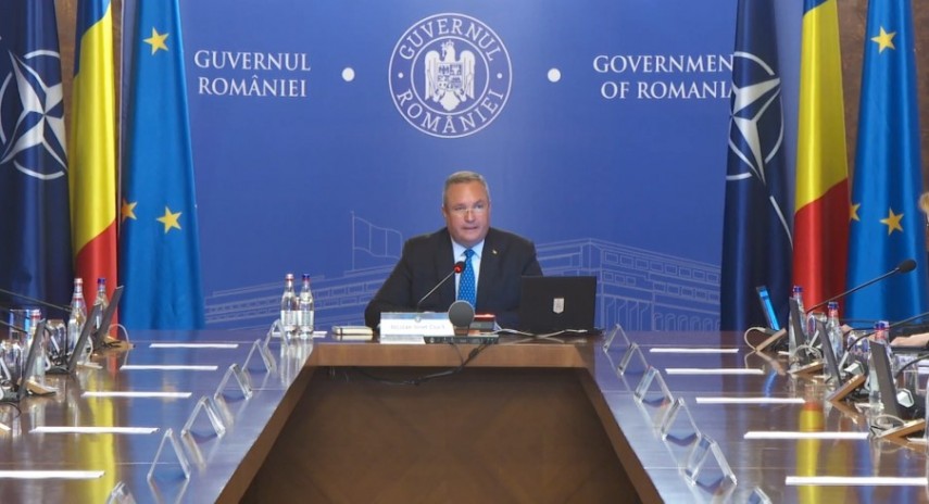 Premierul Nicolae Ciucă. foto: Guvernul României
