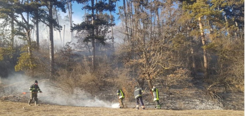 Imagine de la un incendiu, Sursa foto ISU Harghita