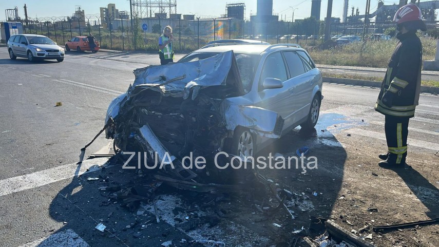 Accident Năvodari. Foto: ZIUA de Constanța