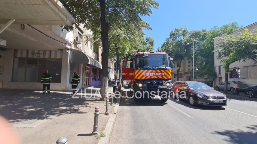 Exercitiu pompieri. Foto: ZIUA de Constanța