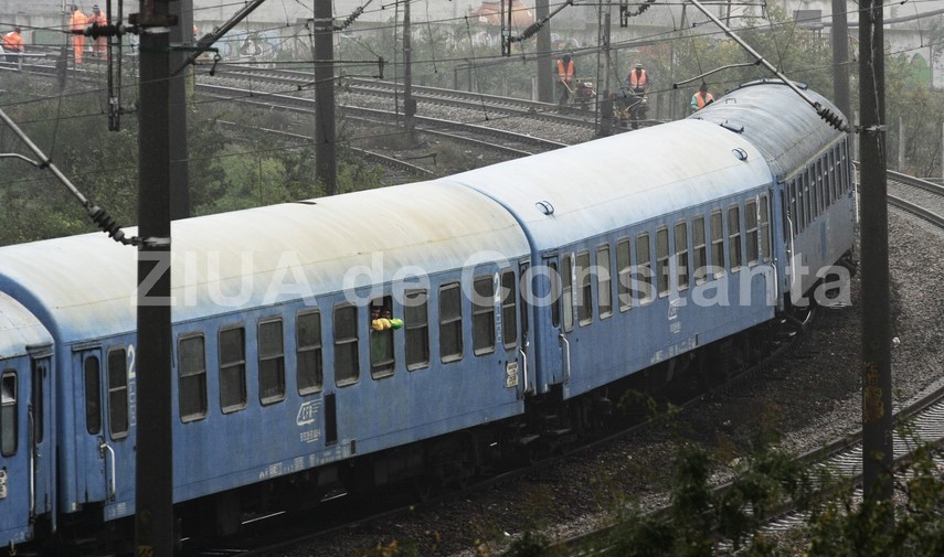 Întârziere de tren , foto cu rol ilustrativ: ZIUA de Constanța 