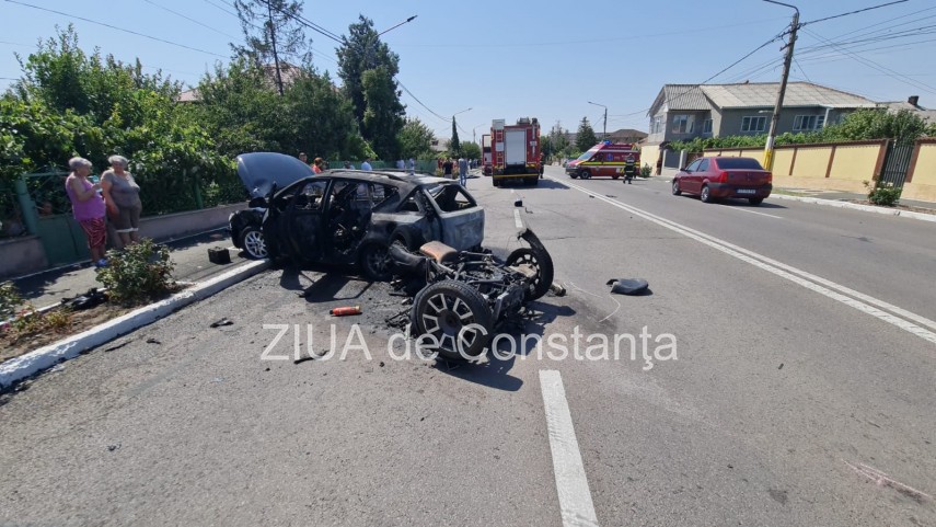 live video conducatorul unui triciclu decedat intr un grav accident rutier in localitatea valu lui traian