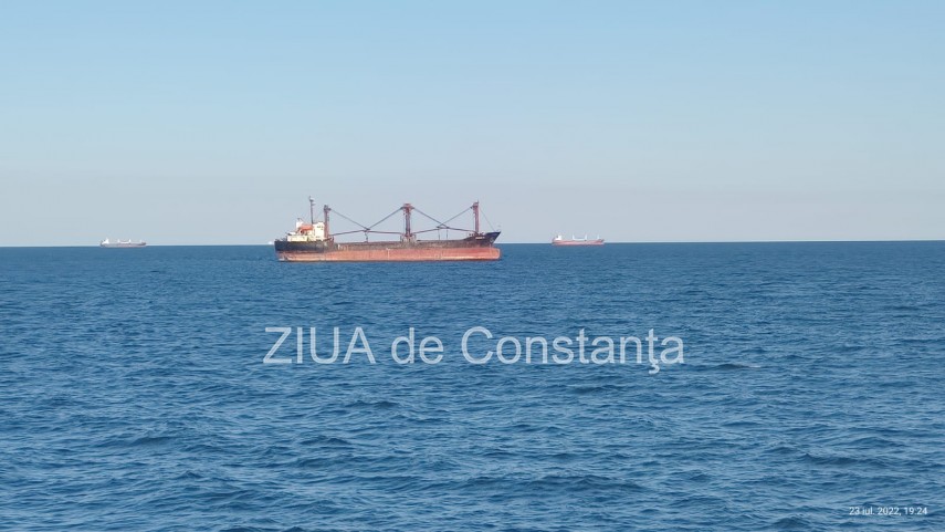 Nave la Sulina. Foto: ZIUA de Constanța