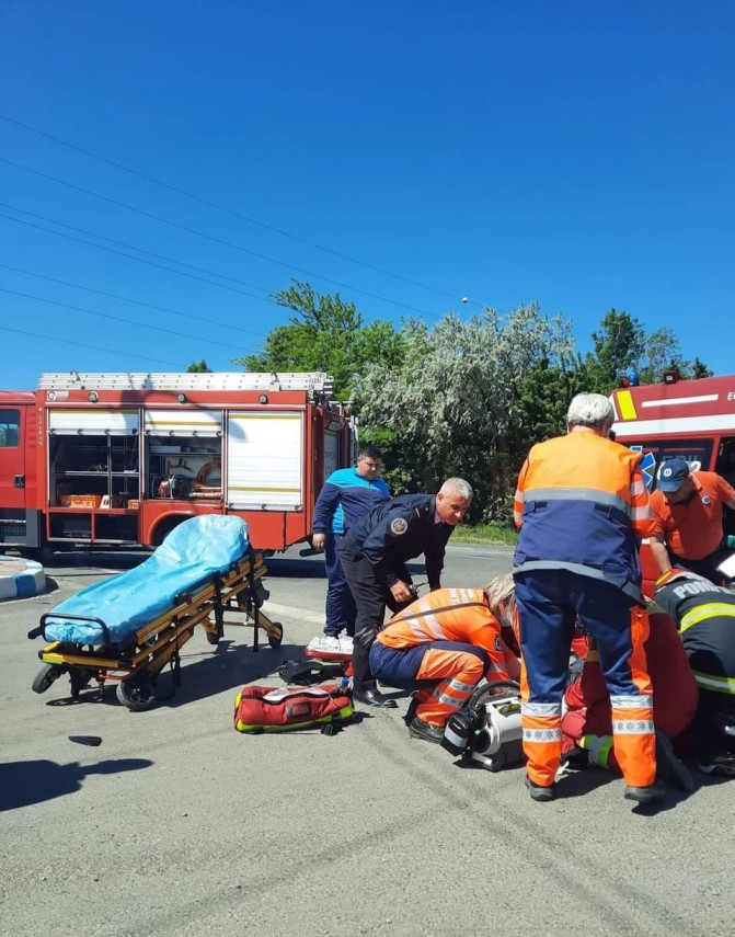 Accident Costinesti. Foto: fcaebook/Info Trafic Mangalia