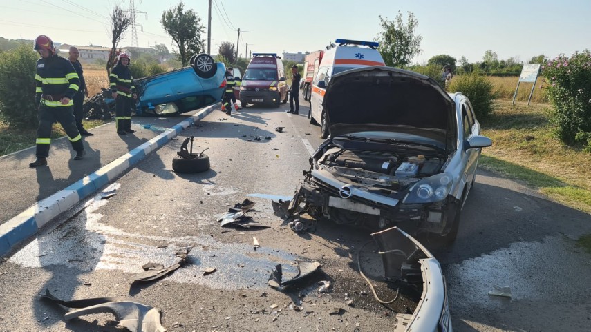 Accident Costinești. Foto: ISU Dobrogea
