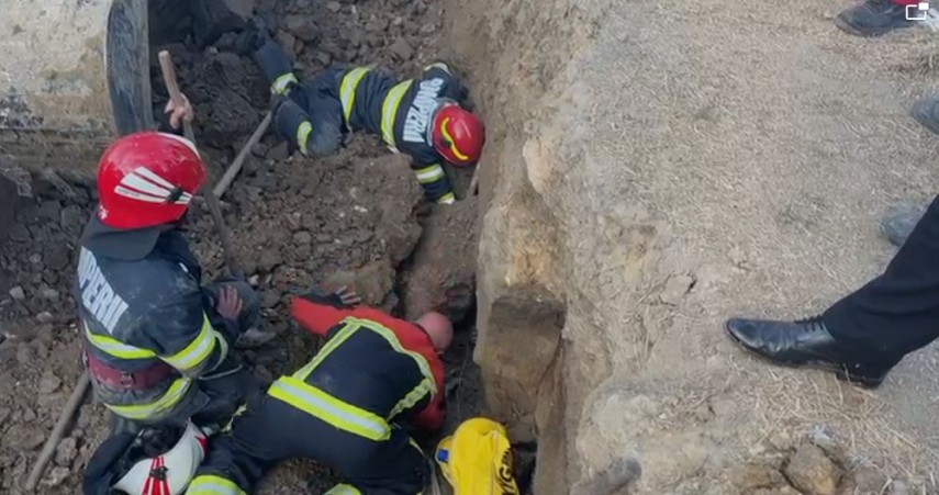 Operațiune de salvare. Foto: ISU Dobrogea