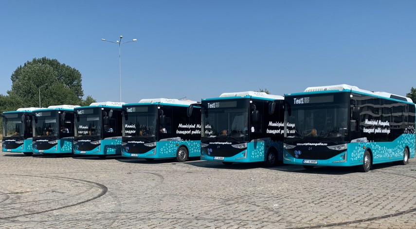 Autobuze Mangalia. Foto: Primăria Mangalia