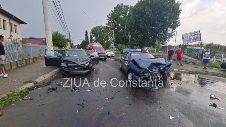 Accident Viile Noi, Constanța. Sursă foto: ZIUA de Constanța