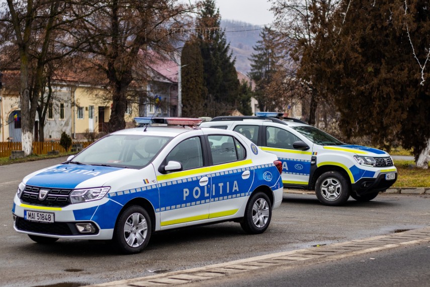 Polițiști în acțiune. Foto: IPJ Bistrița Năsăud