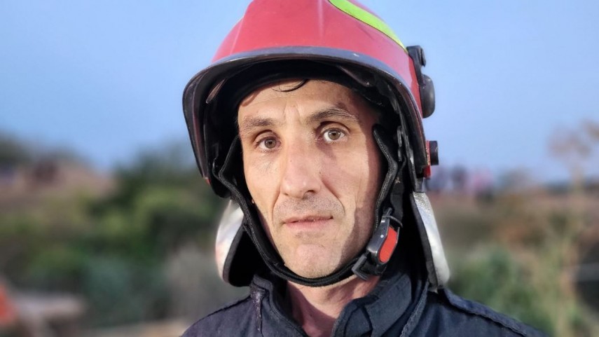 Pompierul erou, foto: ISU Dobrogea 