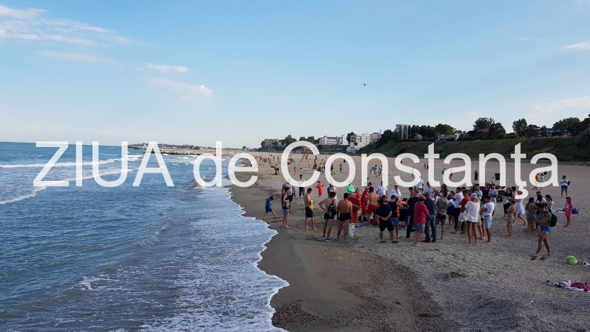 UPDATE: Interventii de urgenta pe plaja din Saturn si pe plaja 3 Papuci din Constanta. Persoane in pericol de inec  