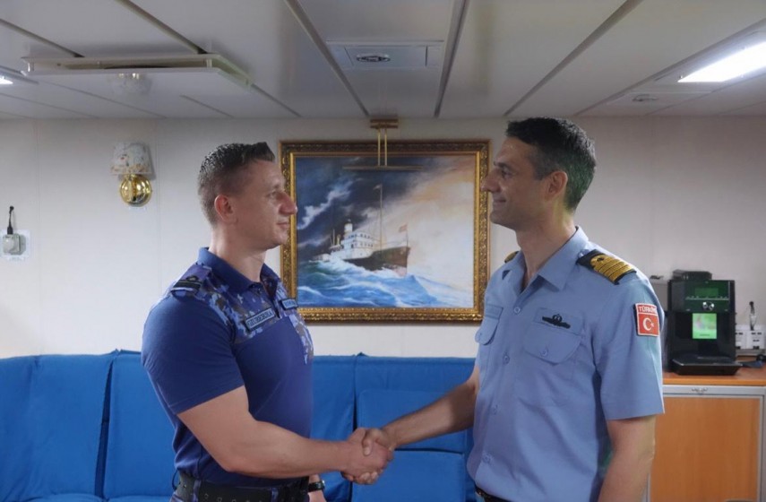 Ofițer de marină, foto: Facebook/ Forțele Navale Române 