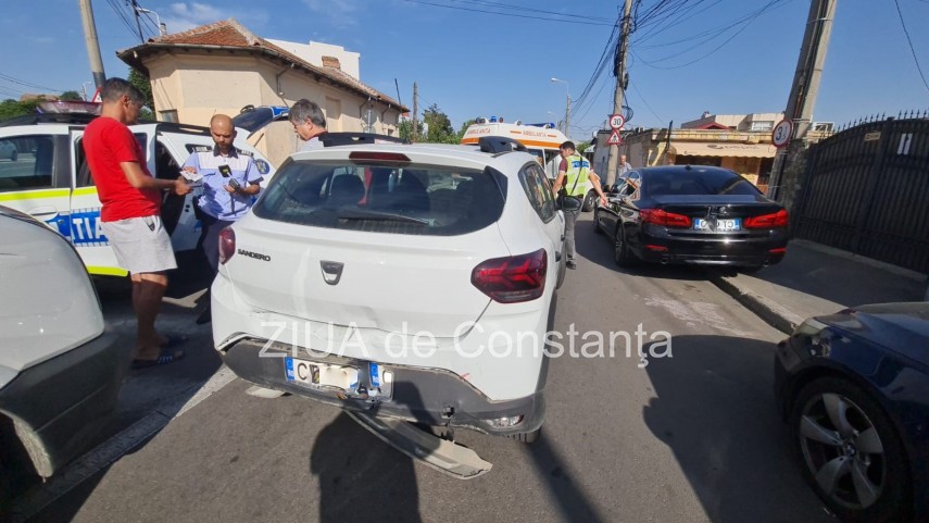 Accident rutier. Foto : ZIUA de Constanţa