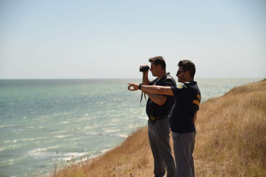 Polițiști de frontieră. Foto: Garda de Coastă