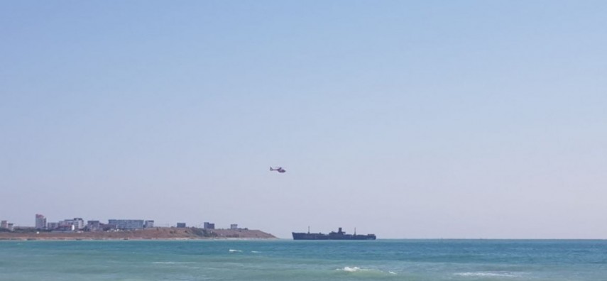 Operatiunile de cautare a persoanei disparute pe mare la Costinesti, reluate 