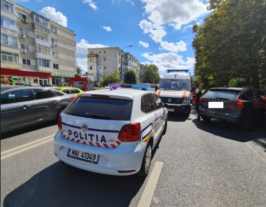 Imagine de la un accident, foto: ZIUA de Constanța 