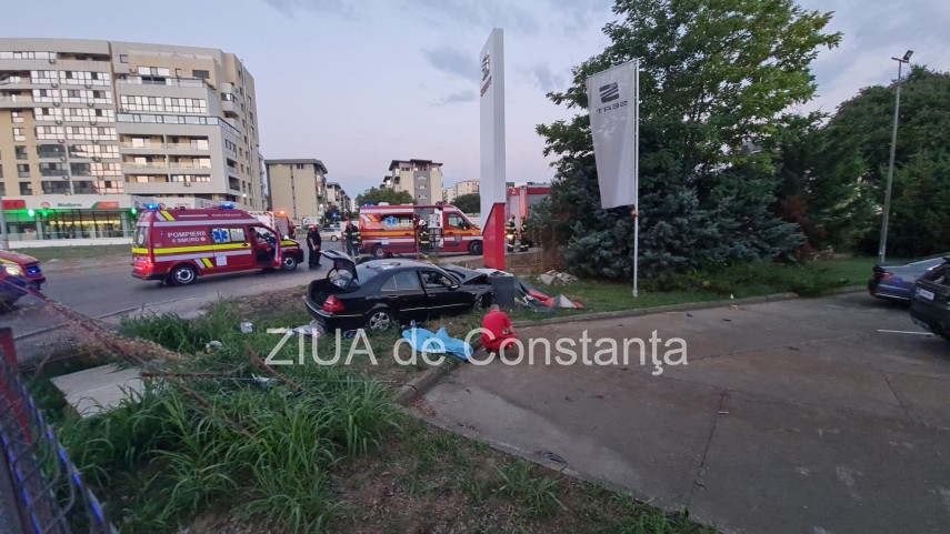 Accident rutier. foto: ZIUA Constanța