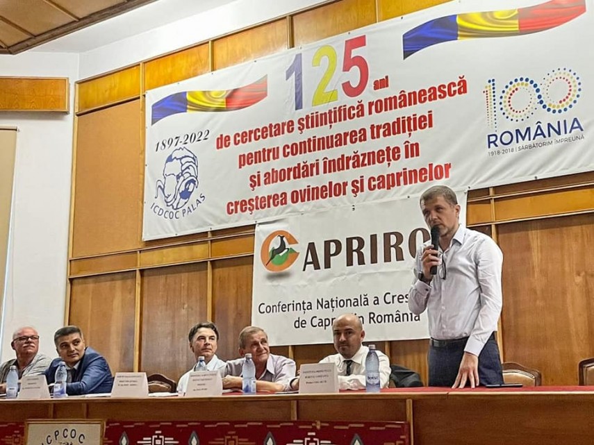 Conferința Națională a Crescătorilor de Caprine din România , foto: Facebook/ Silviu Coșa 