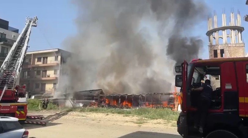 Incendiu Biserica. Foto: ISU Dobrogea