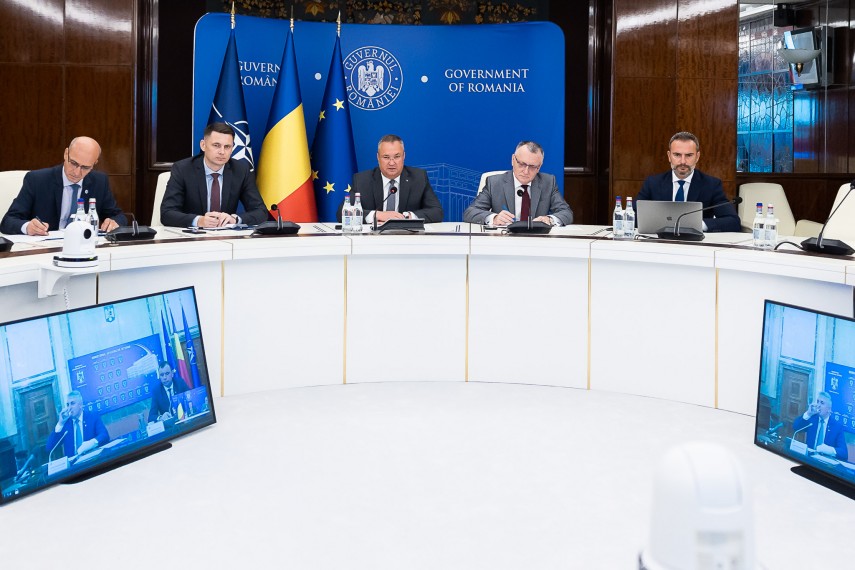Ședință la Guvernul României. Foto: Facebook/Guvernul României