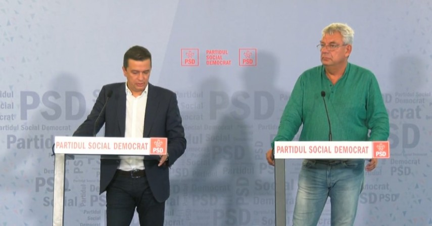 Sorin Grindeanu și Mihai Tudose