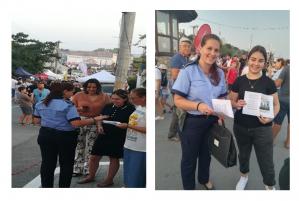 Polițiștii nu au lipsit de la Festivalul Borșului Lipovenesc de la Jurilovca