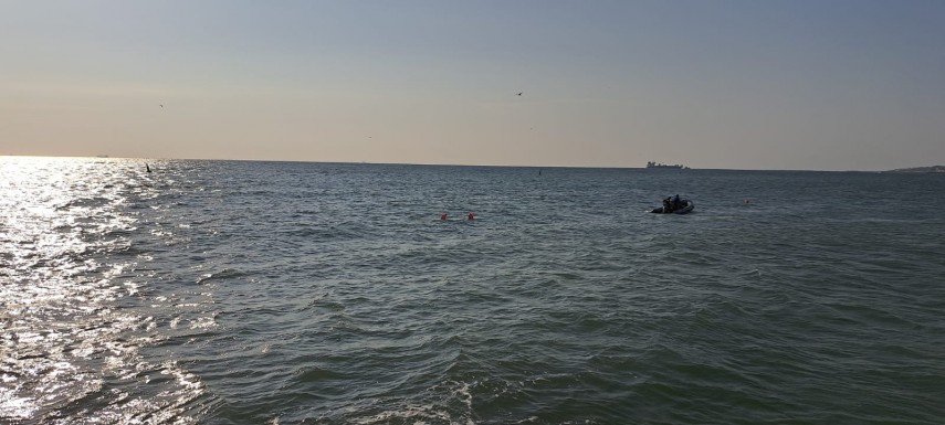 Persoană dispărută în mare. Foto: ISU Dobrogea