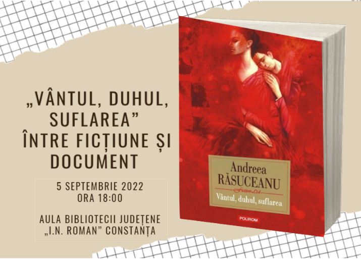 „Vântul, duhul, suflarea - între ficțiune și document”, foto: Biblioteca Județeană Constanța 