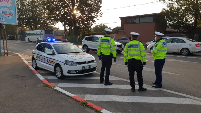 Imagine cu rol ilustrativ de la o acțiune a Poliției, foto: ZIUA de Constanța 