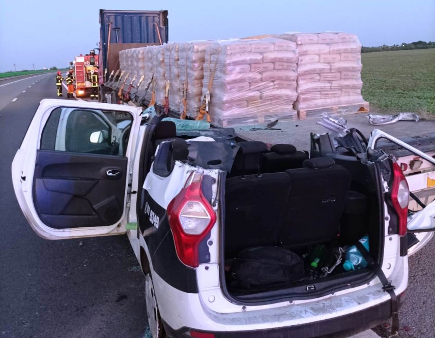 accident rutier mortal pe autostrada a2 bucuresti constanta un barbat a murit si trei persoane au ajuns