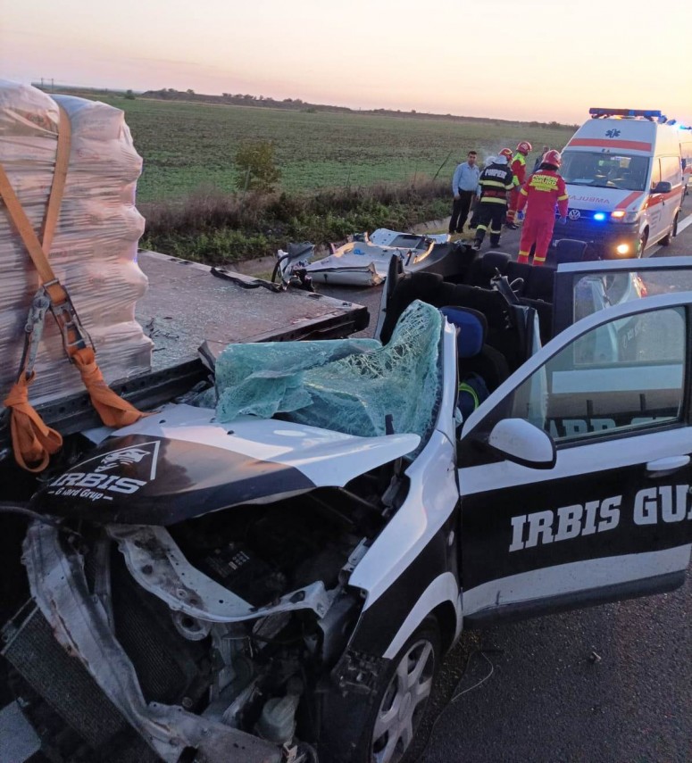 accident rutier mortal pe autostrada a2 bucuresti constanta un barbat a murit si trei persoane au ajuns