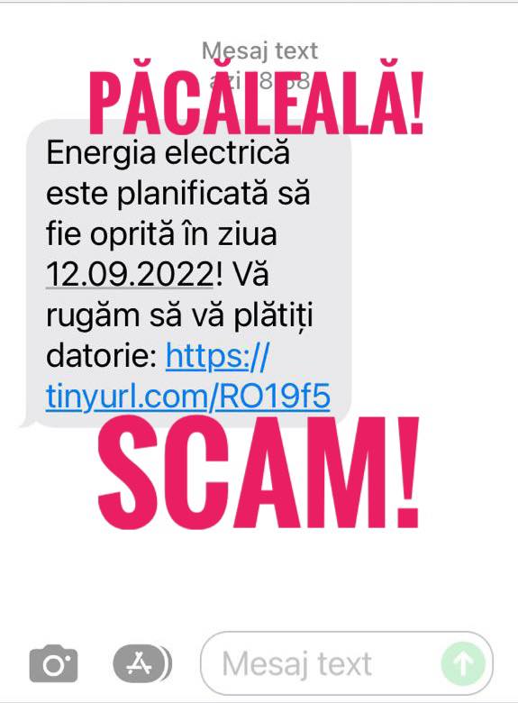 Scam, foto: Poliția Română 