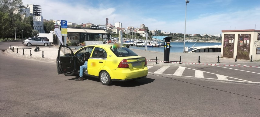 Taximetrist sancționat. Foto: Primăria Constanța