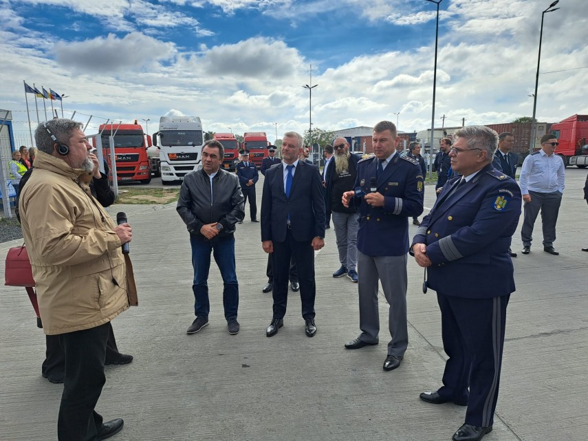 Vizită Vama Isaccea. Foto: Garda de Coastă