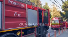 Apartament cuprins de flăcări în Constanța! Pompierii intervin (GALERIE FOTO+VIDEO)     