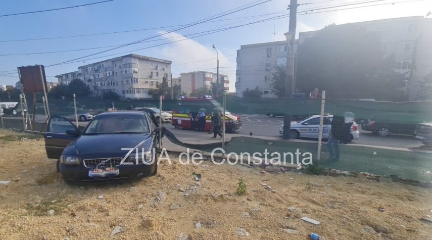 Accident la Galeriile Soveja. Foto: ZIUA de Constanța