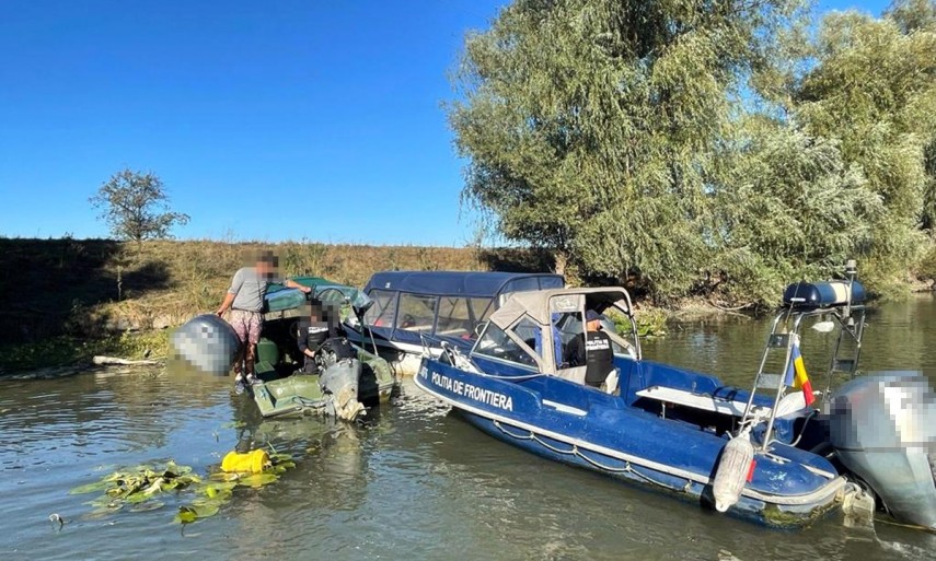 Motor de barcă. Foto: Garda de Coastă