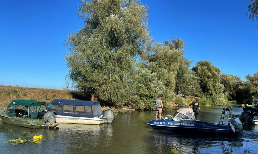 Motor de barcă. Foto: Garda de Coastă