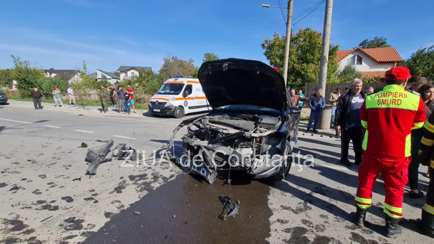 Accident rutier. foto: ZIUA Constanța