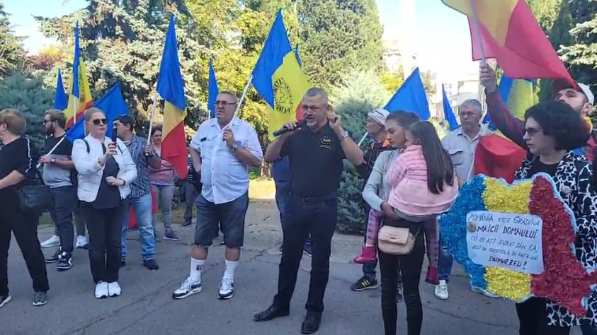 Protets. Foto: facebook/Dumitru Focșa