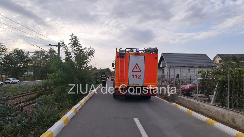 update interventie de urgenta intre localitatile murfatlar si valu lui traian o persoana accidentata